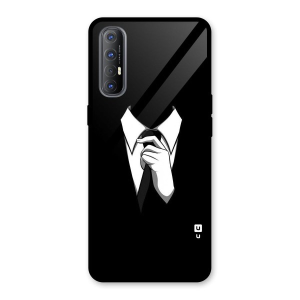 Faceless Gentleman Glass Back Case for Oppo Reno3 Pro