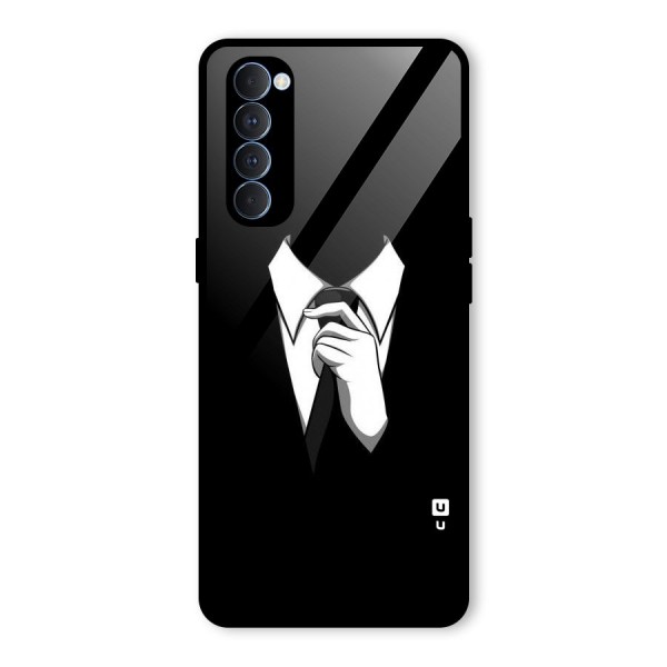 Faceless Gentleman Glass Back Case for Oppo Reno4 Pro