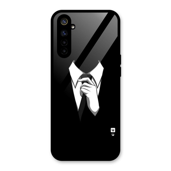 Faceless Gentleman Glass Back Case for Realme 6