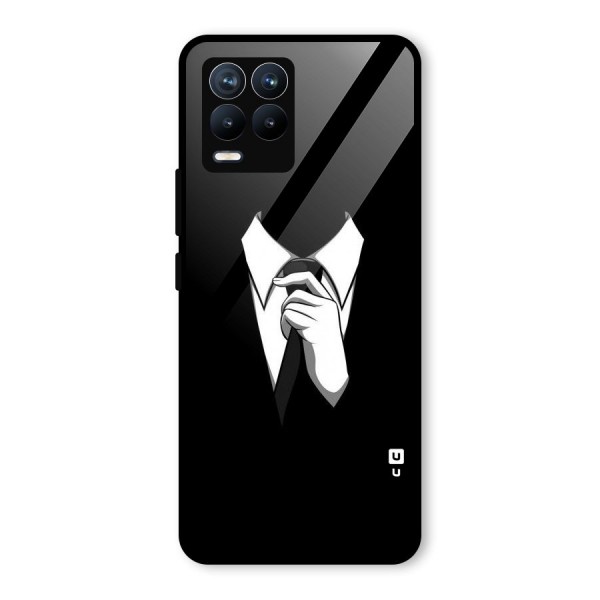 Faceless Gentleman Glass Back Case for Realme 8 Pro