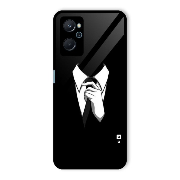 Faceless Gentleman Glass Back Case for Realme 9i