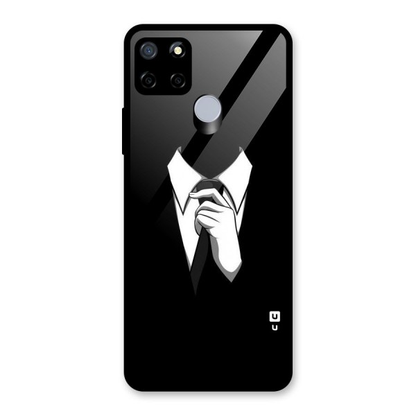 Faceless Gentleman Glass Back Case for Realme C15