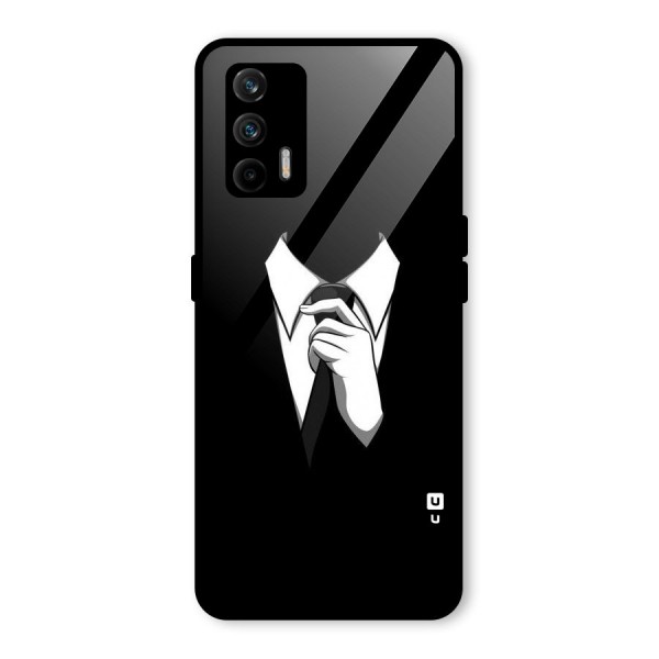 Faceless Gentleman Glass Back Case for Realme X7 Max