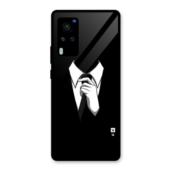 Faceless Gentleman Glass Back Case for Vivo X60 Pro