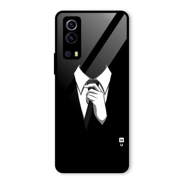 Faceless Gentleman Glass Back Case for Vivo iQOO Z3