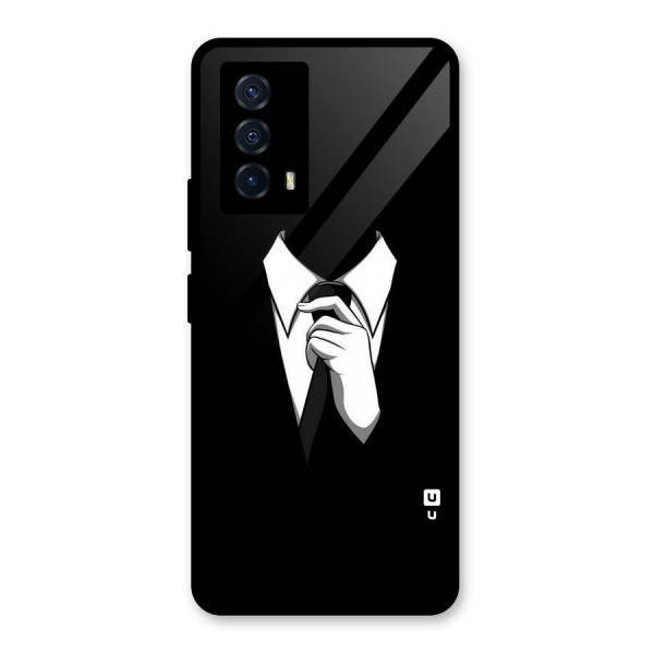 Faceless Gentleman Glass Back Case for Vivo iQOO Z5