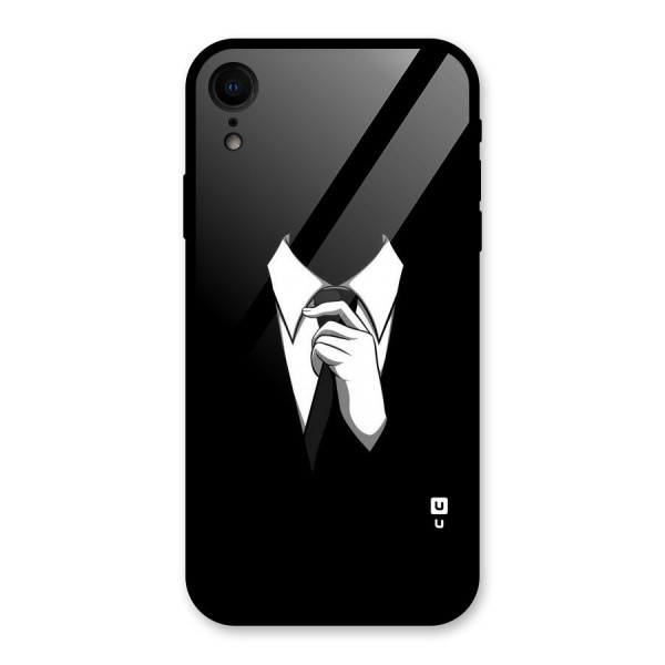 Faceless Gentleman Glass Back Case for XR