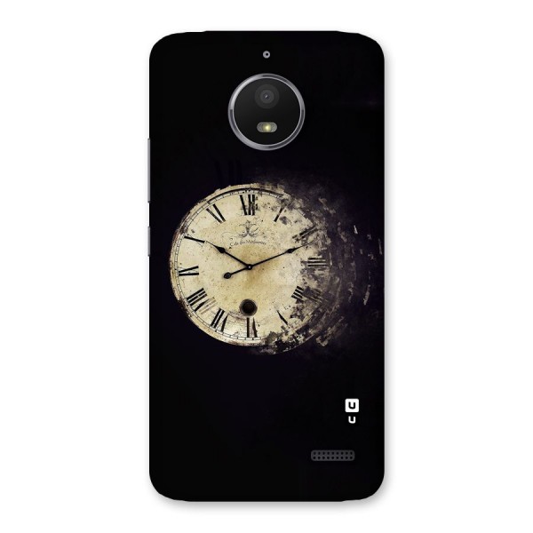 Fading Clock Back Case for Moto E4