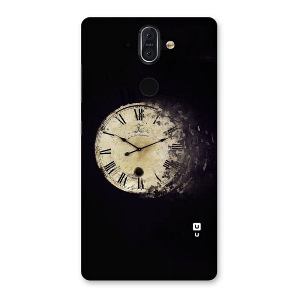 Fading Clock Back Case for Nokia 8 Sirocco