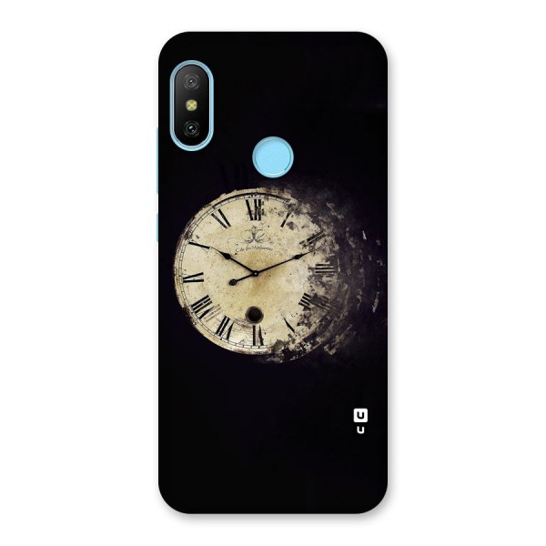 Fading Clock Back Case for Redmi 6 Pro