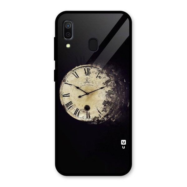 Fading Clock Glass Back Case for Galaxy A30