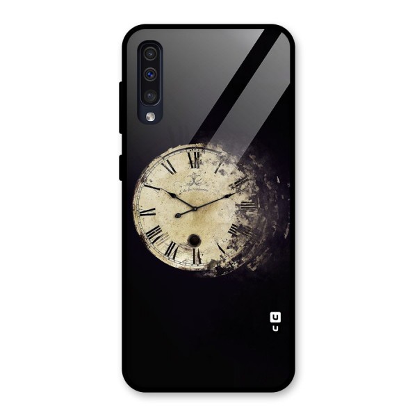 Fading Clock Glass Back Case for Galaxy A50s