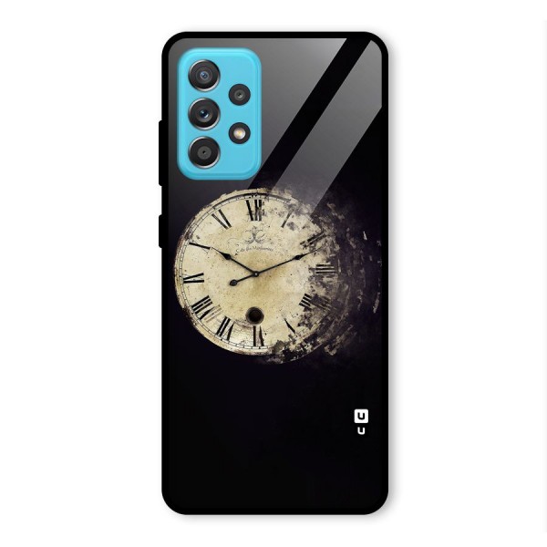 Fading Clock Glass Back Case for Galaxy A52s 5G