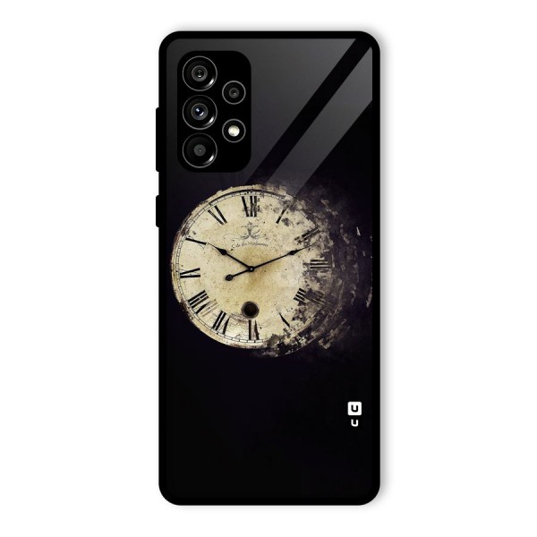 Fading Clock Glass Back Case for Galaxy A73 5G