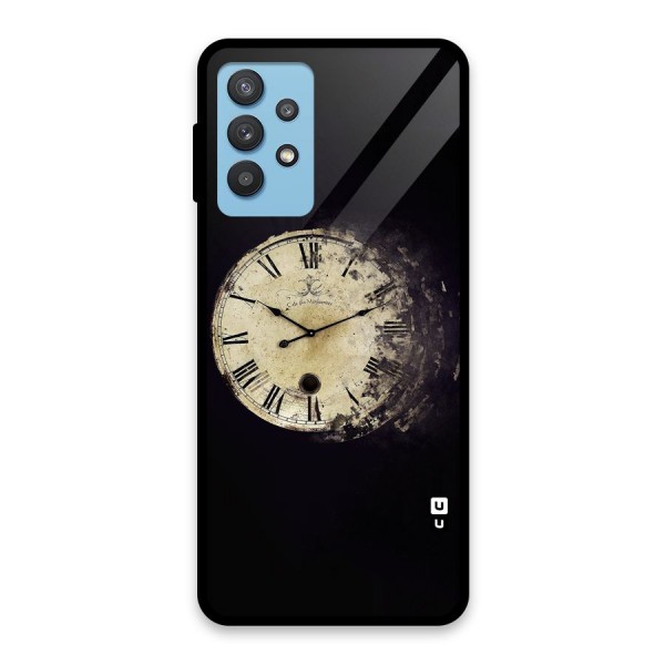 Fading Clock Glass Back Case for Galaxy M32 5G