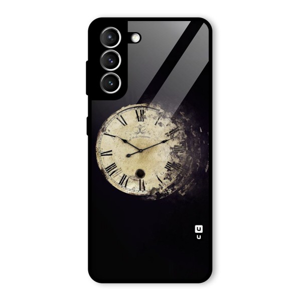 Fading Clock Glass Back Case for Galaxy S21 5G