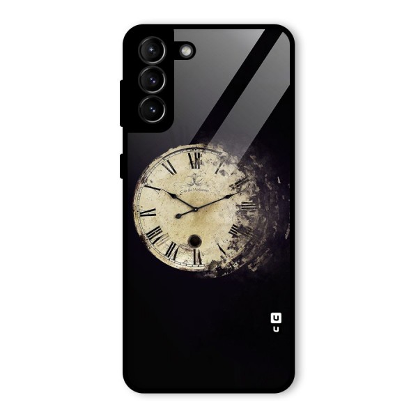 Fading Clock Glass Back Case for Galaxy S21 Plus