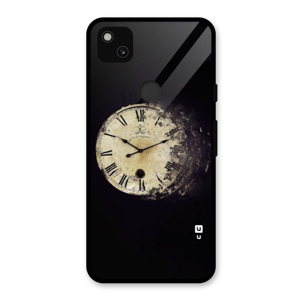 Fading Clock Glass Back Case for Google Pixel 4a