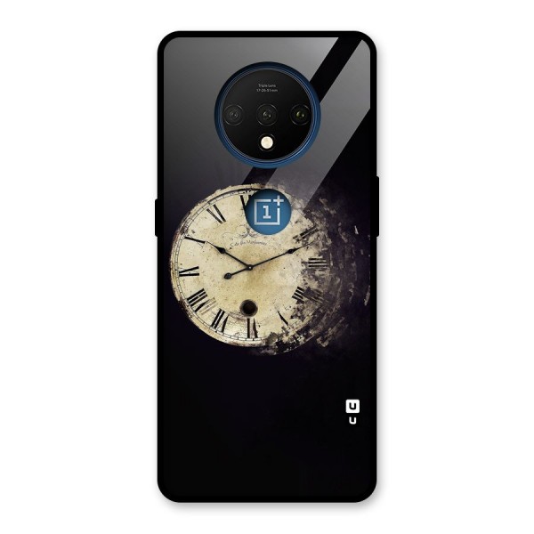 Fading Clock Glass Back Case for OnePlus 7T