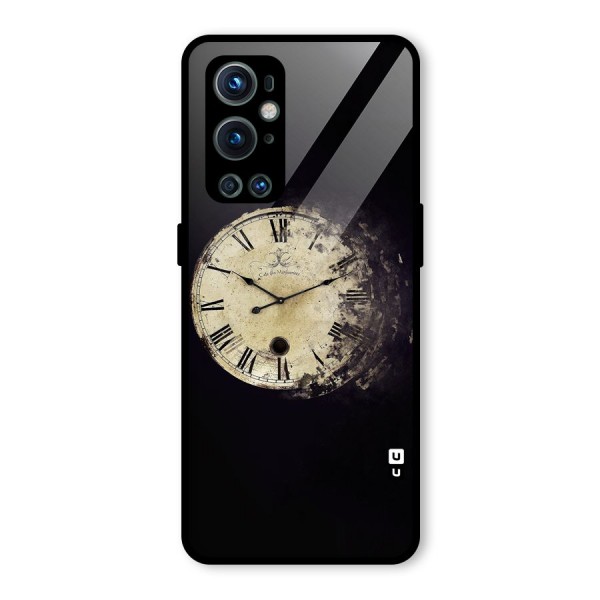 Fading Clock Glass Back Case for OnePlus 9 Pro