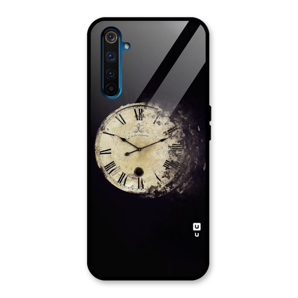 Fading Clock Glass Back Case for Realme 6 Pro