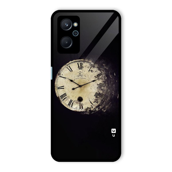 Fading Clock Glass Back Case for Realme 9i