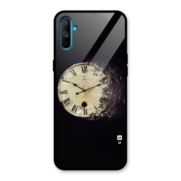 Fading Clock Glass Back Case for Realme C3