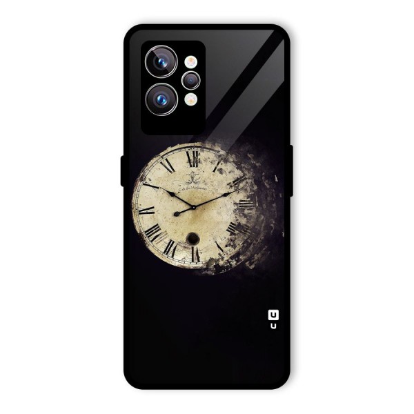 Fading Clock Glass Back Case for Realme GT2 Pro