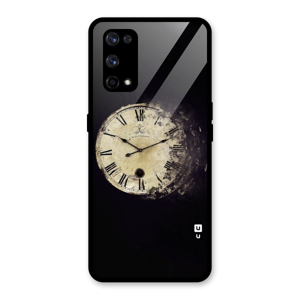 Fading Clock Glass Back Case for Realme X7 Pro