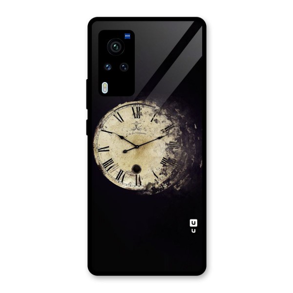 Fading Clock Glass Back Case for Vivo X60 Pro