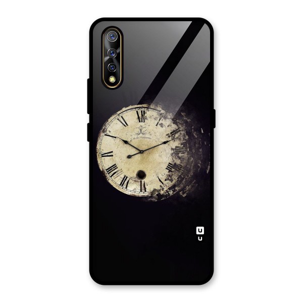 Fading Clock Glass Back Case for Vivo Z1x