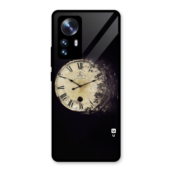 Fading Clock Glass Back Case for Xiaomi 12 Pro