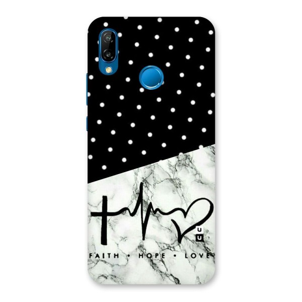 Faith Love Back Case for Huawei P20 Lite