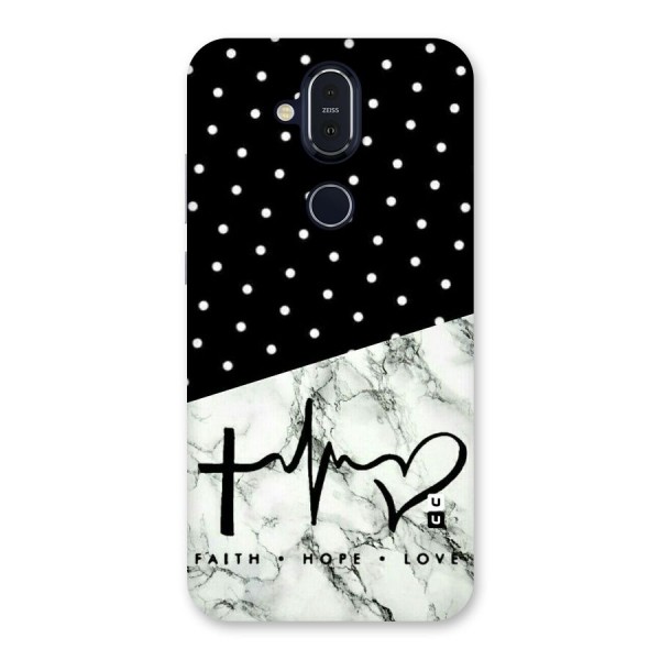 Faith Love Back Case for Nokia 8.1