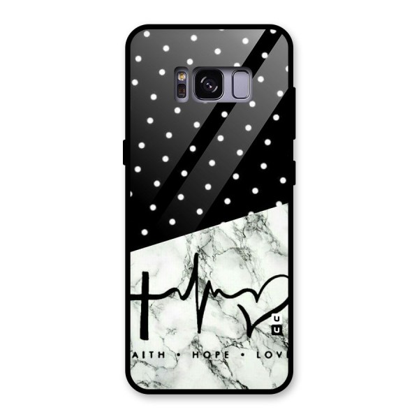 Faith Love Glass Back Case for Galaxy S8