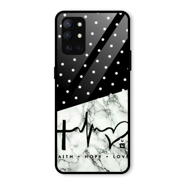 Faith Love Glass Back Case for OnePlus 9R