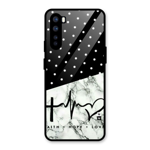 Faith Love Glass Back Case for OnePlus Nord