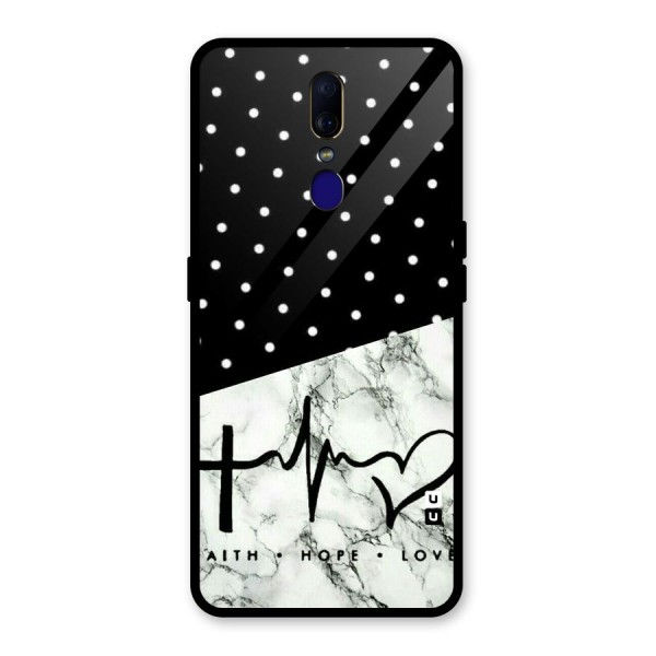 Faith Love Glass Back Case for Oppo F11