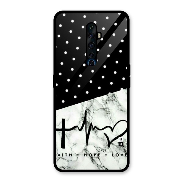 Faith Love Glass Back Case for Oppo Reno2 Z