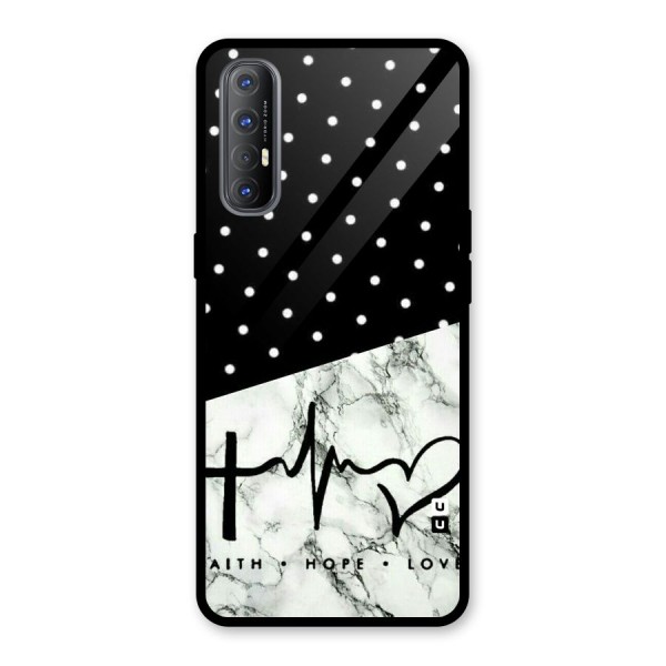 Faith Love Glass Back Case for Oppo Reno3 Pro