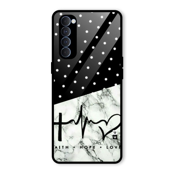 Faith Love Glass Back Case for Oppo Reno4 Pro