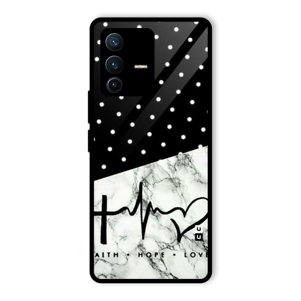 Faith Love Glass Back Case for Vivo V23 Pro