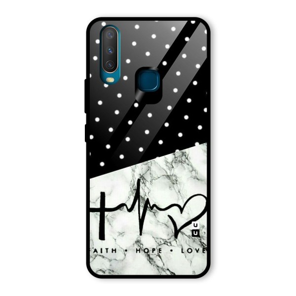 Faith Love Glass Back Case for Vivo Y12