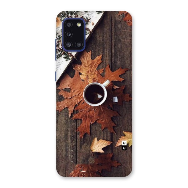 Fall Leaf Coffee Back Case for Galaxy A31