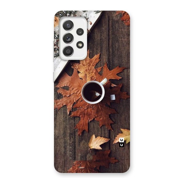 Fall Leaf Coffee Back Case for Galaxy A52