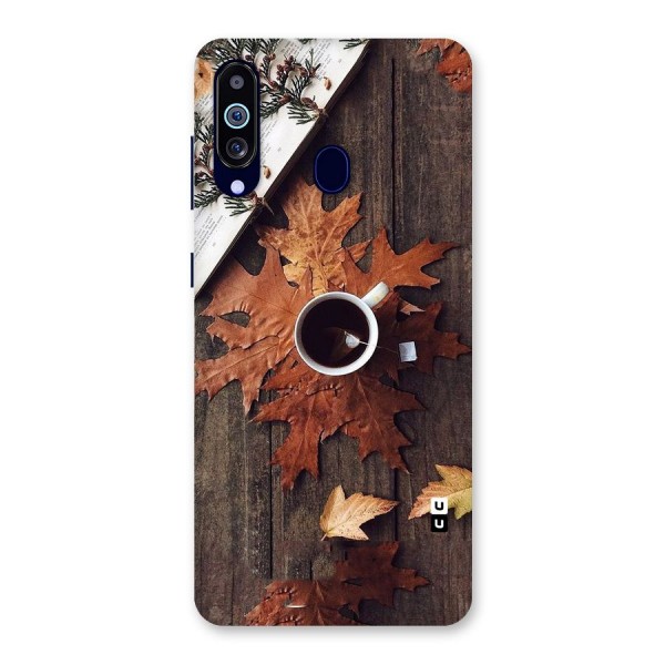 Fall Leaf Coffee Back Case for Galaxy A60