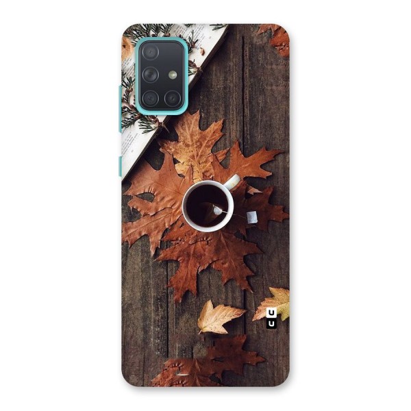 Fall Leaf Coffee Back Case for Galaxy A71