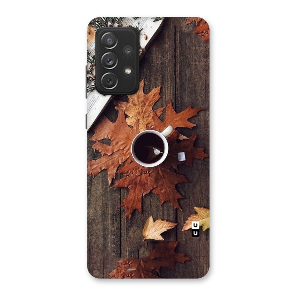 Fall Leaf Coffee Back Case for Galaxy A72