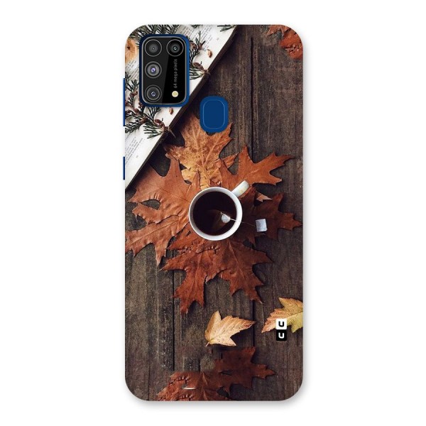 Fall Leaf Coffee Back Case for Galaxy F41