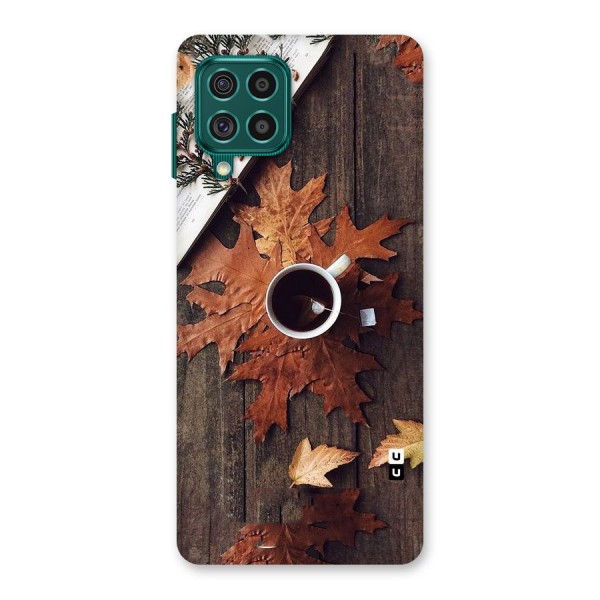 Fall Leaf Coffee Back Case for Galaxy F62